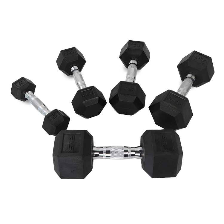 Hex Iron Bull Dumbbells 15 LB PVC Dumbbell Pair High Quality Directed Factory Gym Exercise Equipment