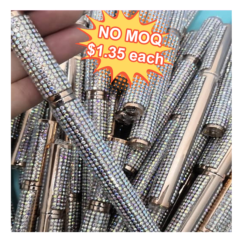 Quick dry makeup sticky strip lashes adhesive winged magic liquid color brown glitter eyeliner private label pen glue pencil