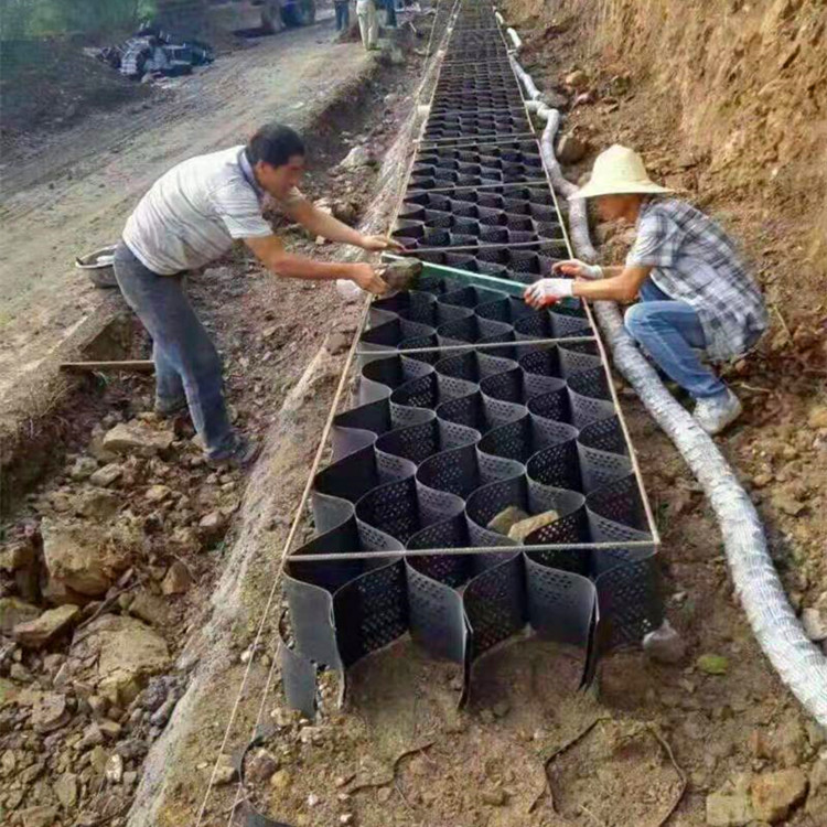 Перфорированная Сетка geocell для защиты склона, geocell, контроль эрозии, HDPE geocell для подъездных путей