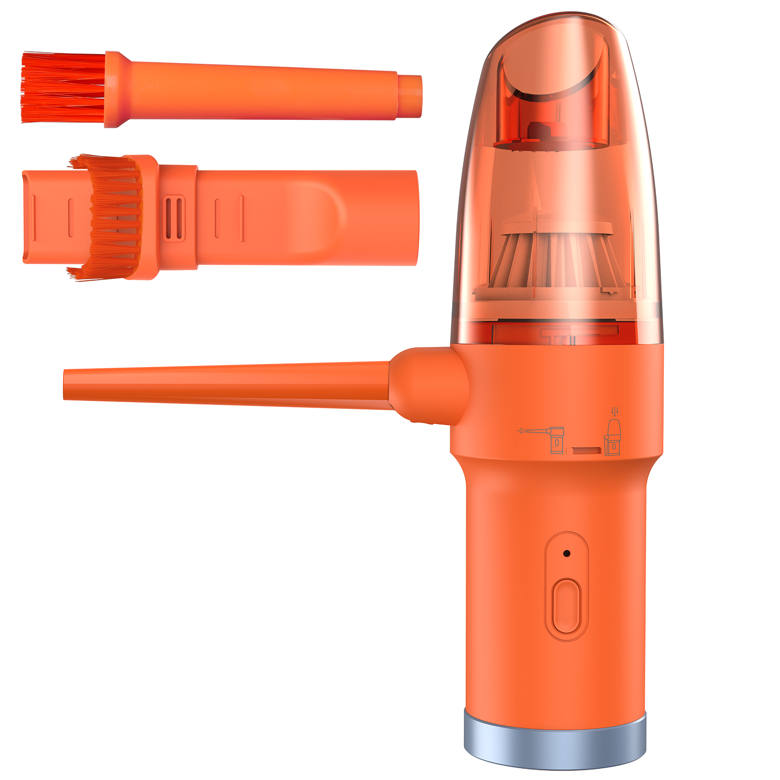 OPOLAR 6000mAh Cordless Car Vacuum Cleaner Air Duster & Vacuum 2-in-1 Electric Compressed Air Blower for Computer Keyboard
