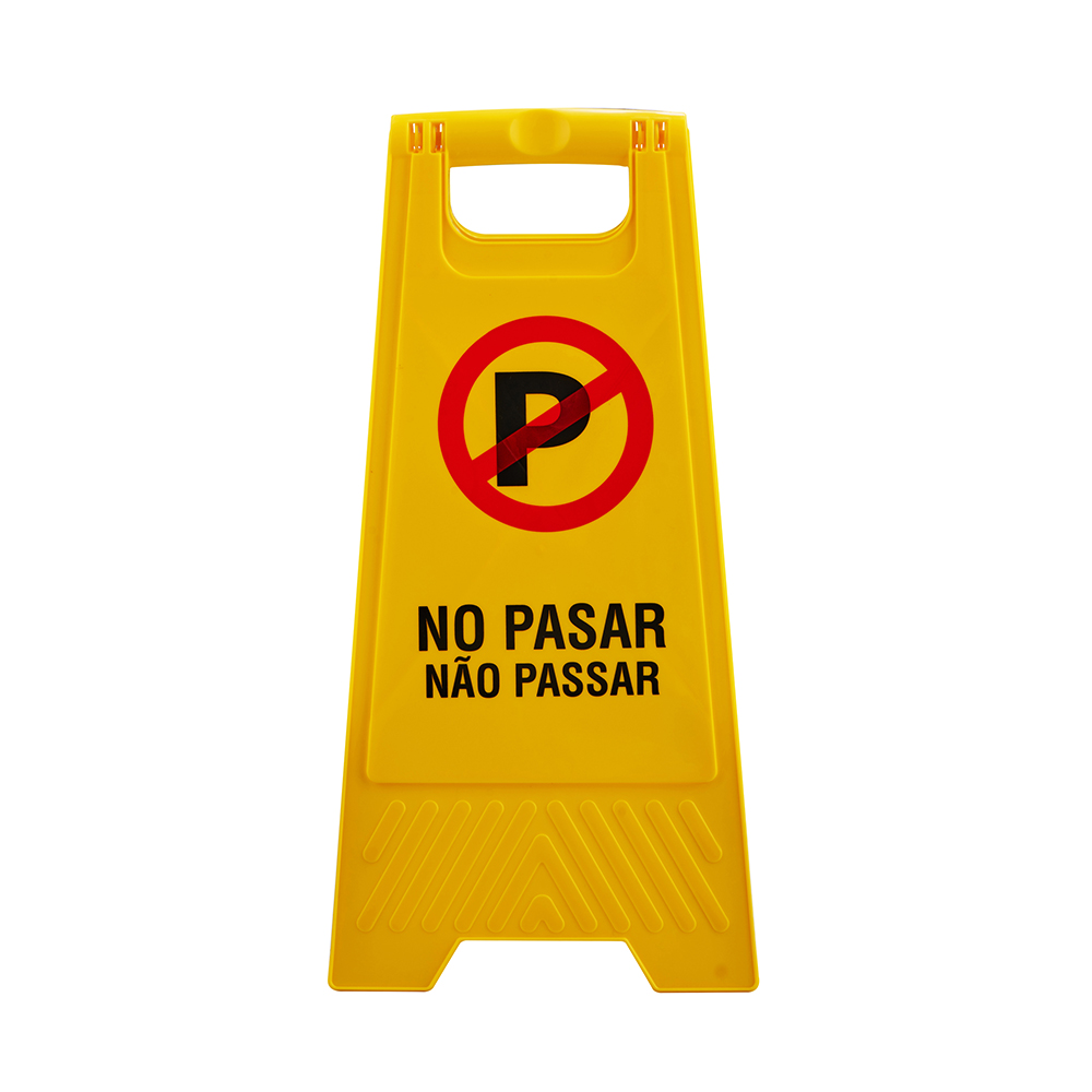 Customized design durable plastic board roadway no parking sign board