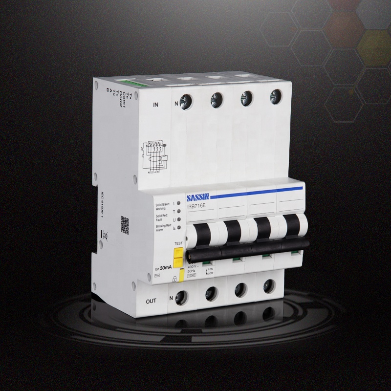 IRB716E swifi 3P + N 30 мА 63a C D Curve Smart RCBO