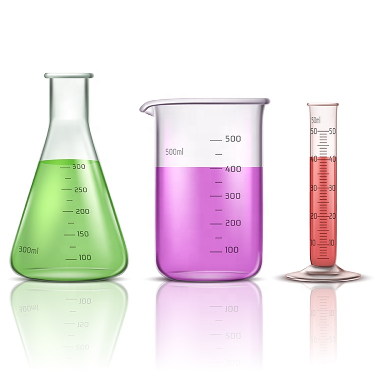 Набор стеклянных колб Erlenmeyer