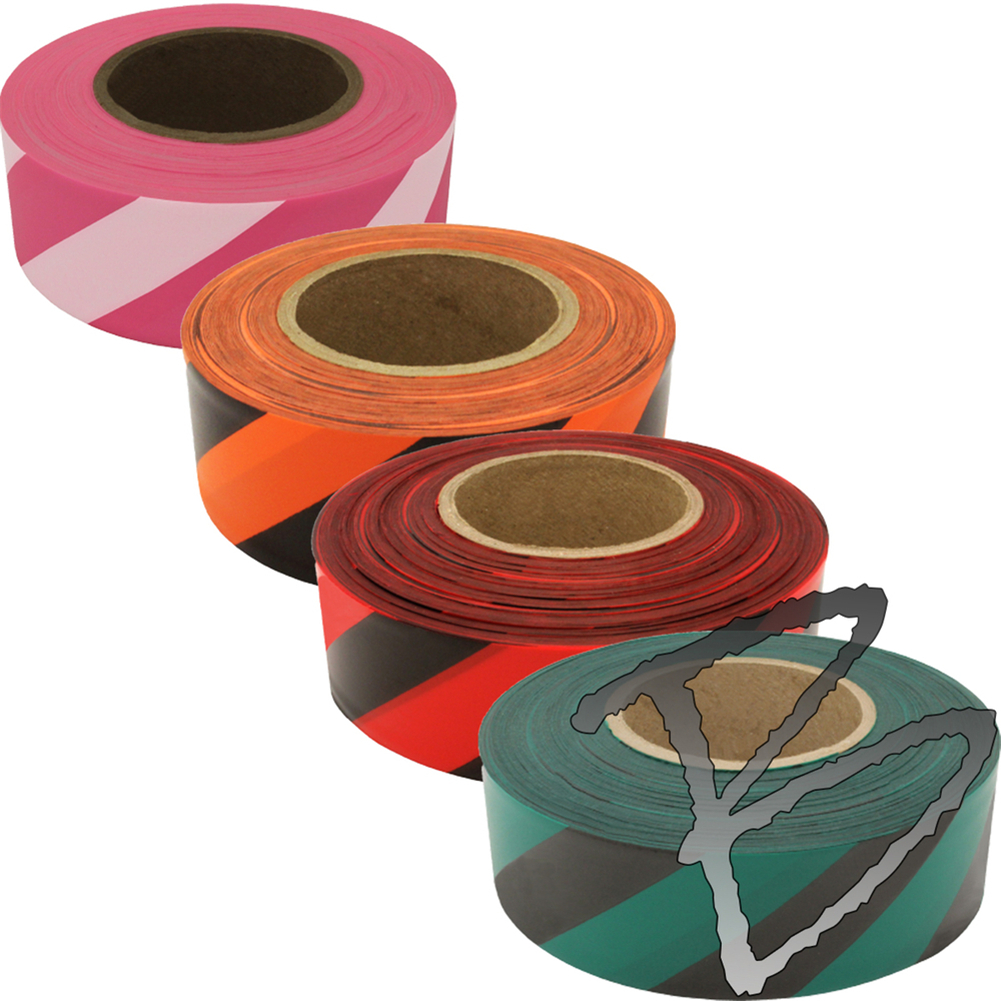 High Quality PVC Tape Custom Color Tape Printed Flagging Tape with Stripped and Dotted