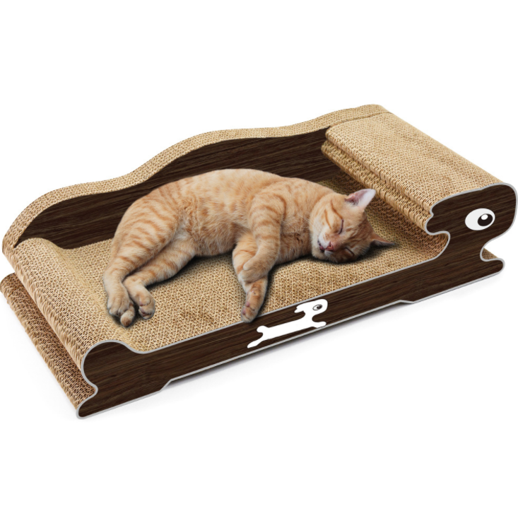 Sofa Shape Cat Scratcher House Scratch Board Hard Cat Play Sofa Mat