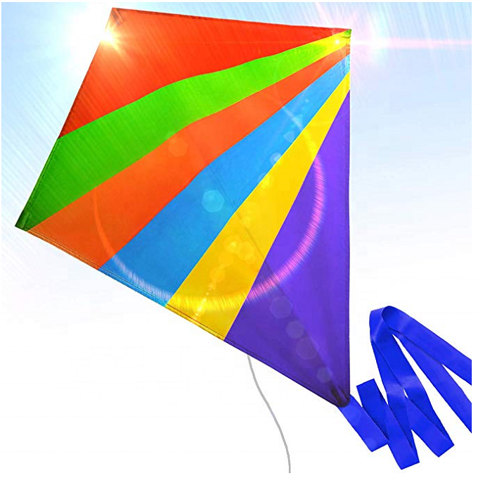 2021 hot sale 1.8m customized logo wonderful colourful delta kite