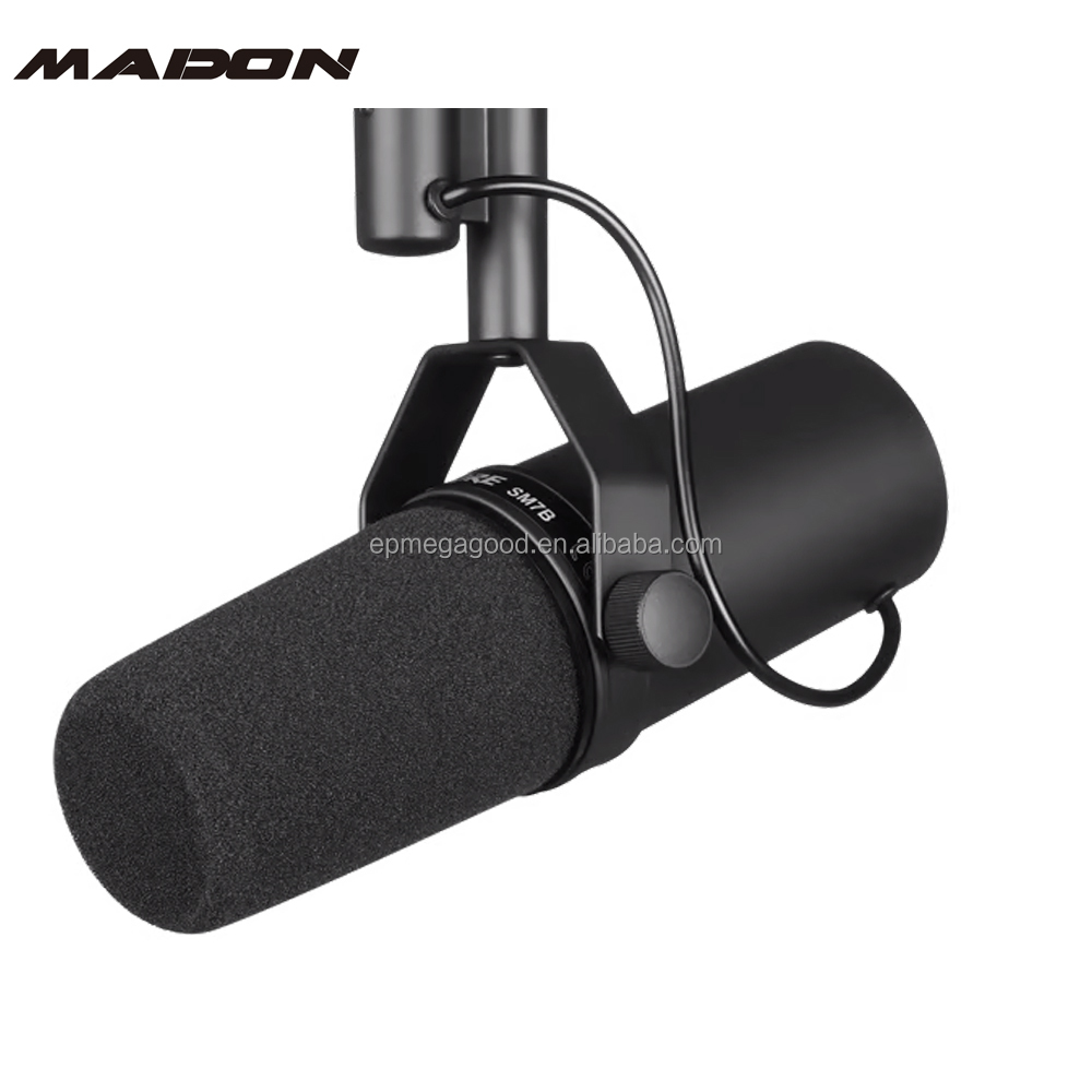 SM7B XLR Сделано в Китае динамический микрофон с амплитудно-частотная характеристика для voiceover на сцене запись подкастинг Studio пение