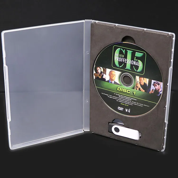 Plastic PP Box Blank CD DVD USB Holder Covers CD Multifunctional Case