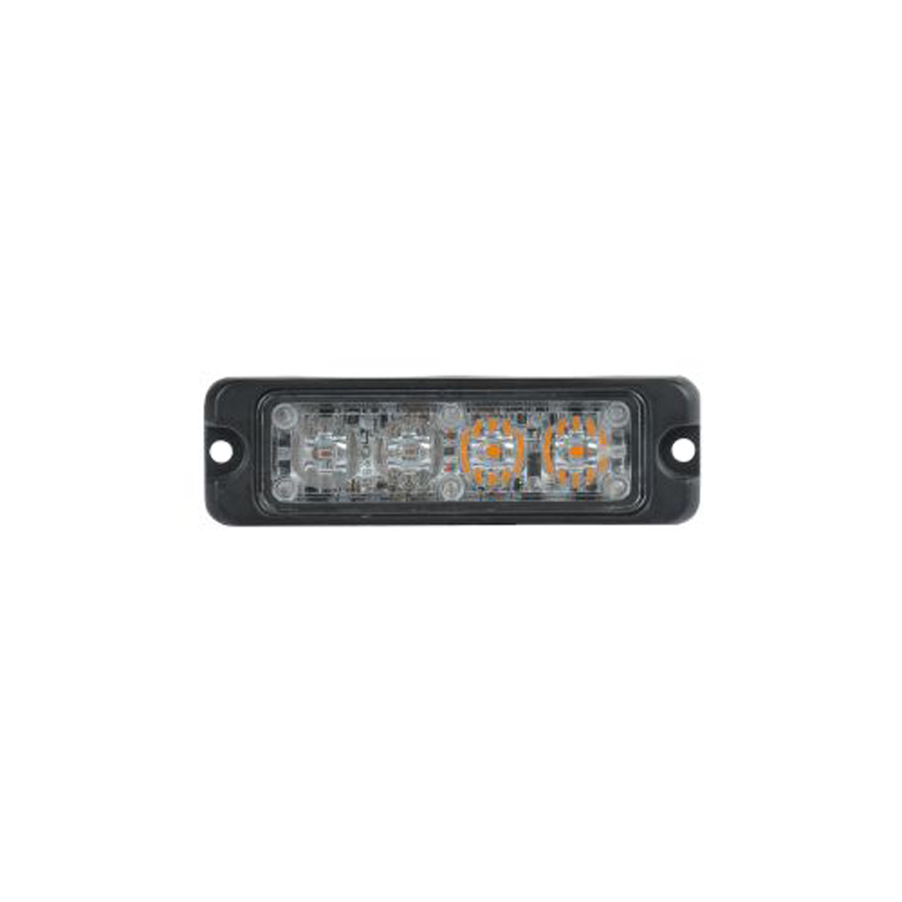 Super Bright 8led 40watt Lighthead Amber White Surface Mount Led Grill Strobe Light