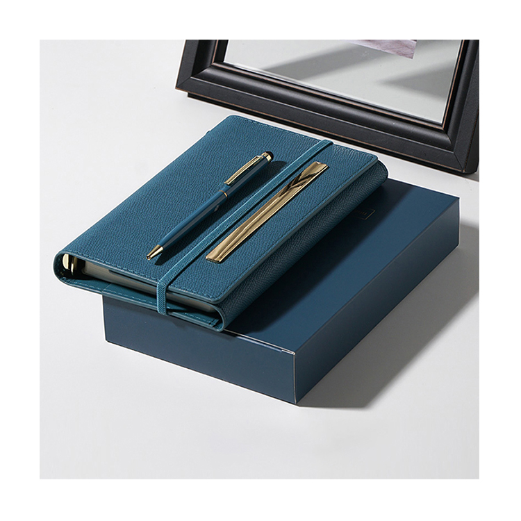 Exclusive model personalized B6 Pu leather binder notebook Pocket planner Cute mini loose leaf organizer with 6 rings