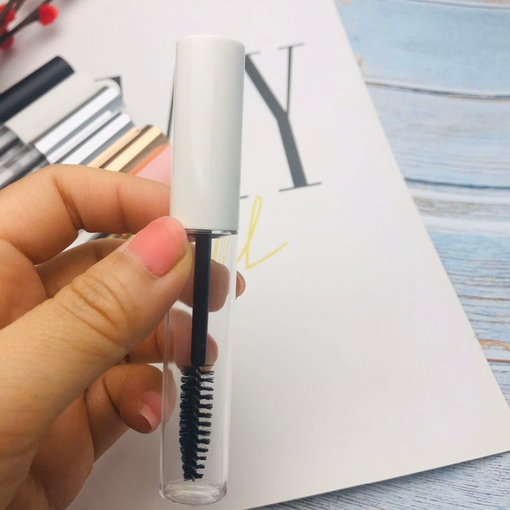 Add your own logo custom logo empty white mascara tube with brush/mascara tube/eyeliner tube