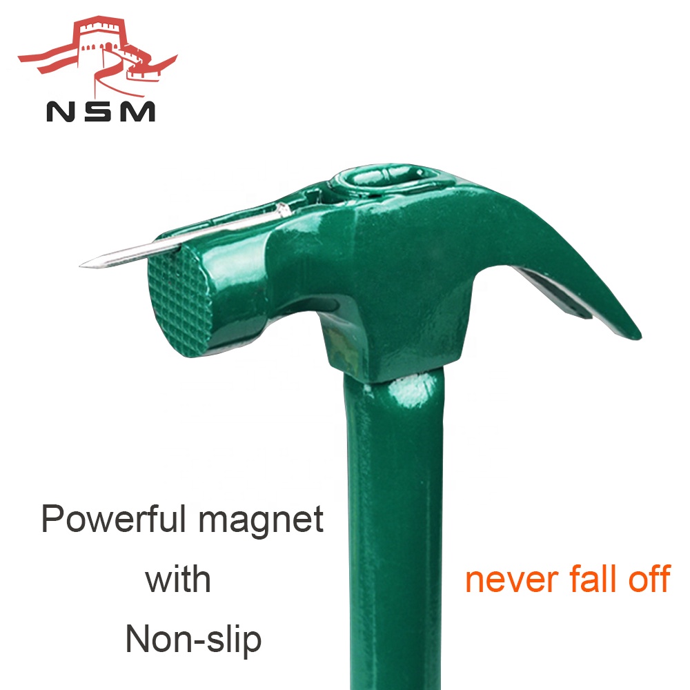 NSMTools строительный молоток стальная труба ручка Квадратная Головка коготь молоток 16 унций