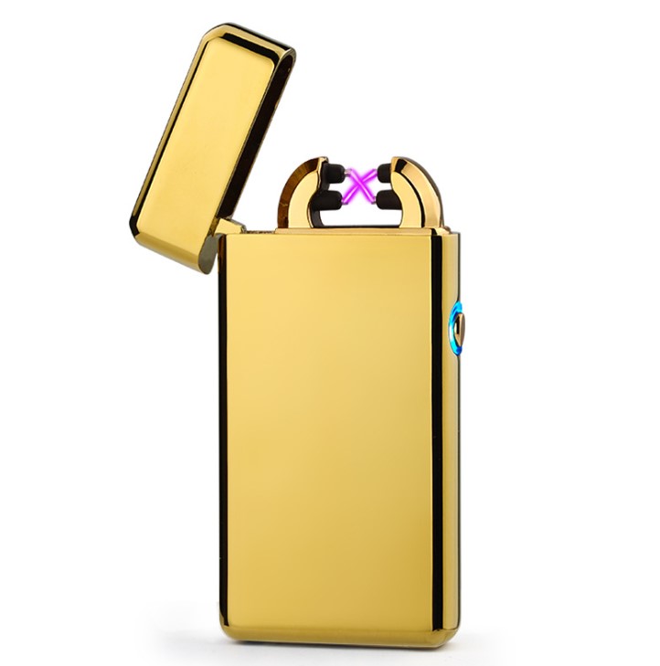 Оптовая продажа из Китая Непламено USB перезаряжаемая двойная дуговая Зажигалка/электрическая зажигалка