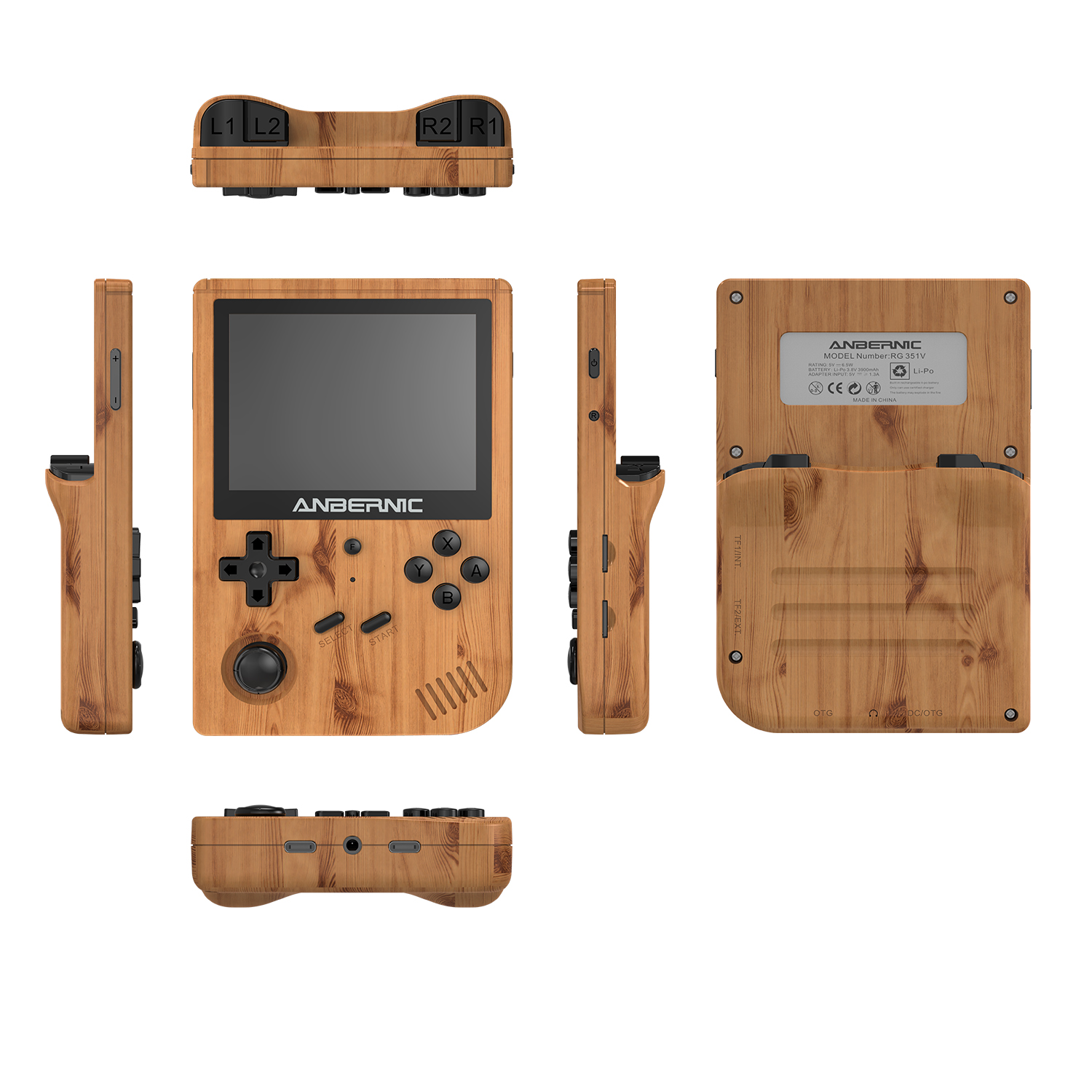 ANBERNIC RG351V Handheld Game Player 5000 Classic Games RK3326 Portable Retro Mini Console IPS Wifi Online Combat Game