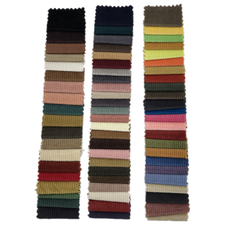 [GC21011809] Retail 14 Wales 97%Cotton 3%Spandex 320GSM Corduroy Fabric Instock For Coat Shirt Dress Trousers Jacket Garment