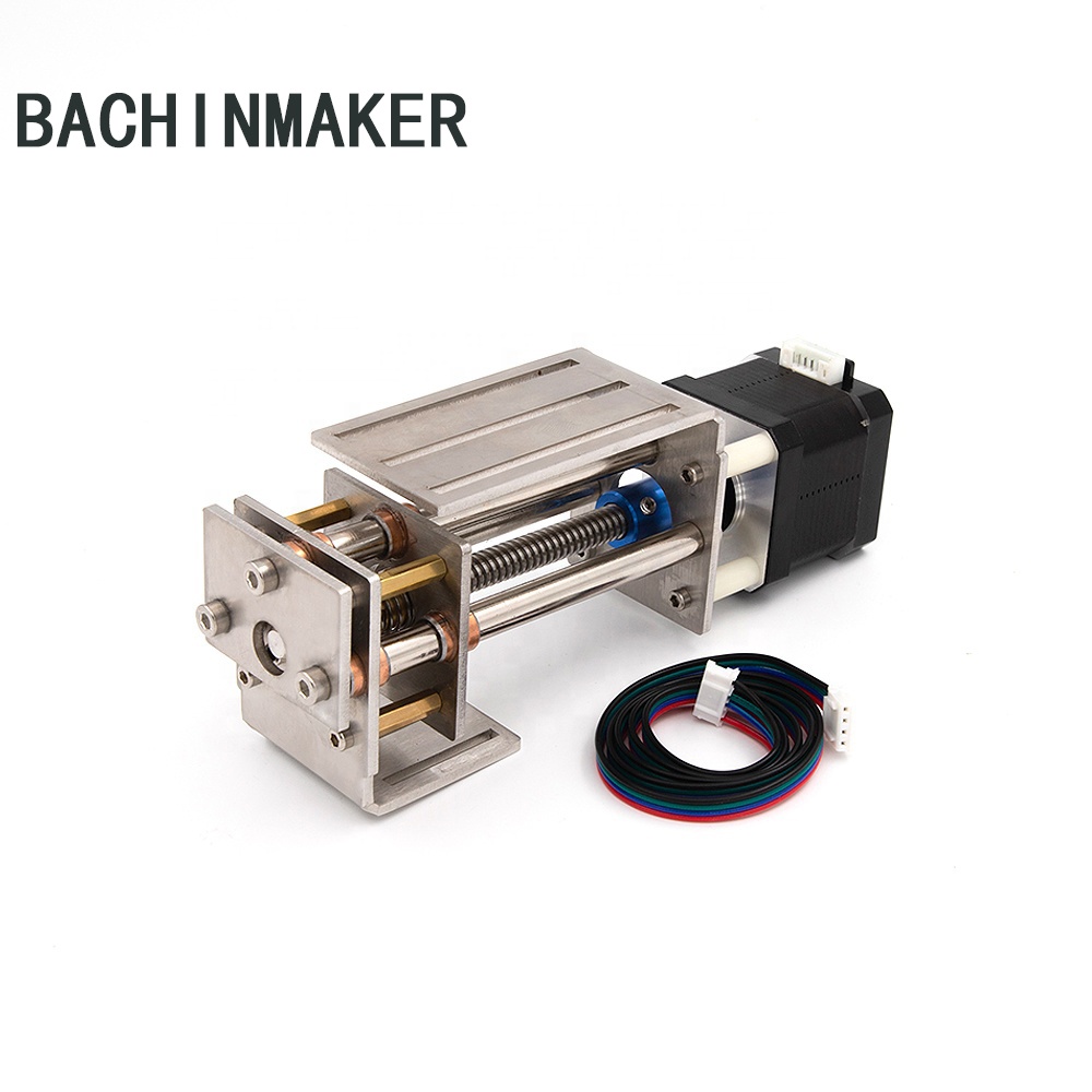 BACHINMAKER, хорошая цена, 60 мм, скользящий ход, ЧПУ, ось Z, линейный привод движения, шаговый двигатель для гравировальной машины