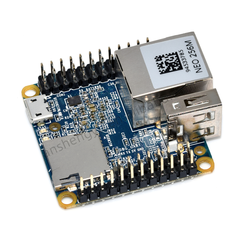 H3 четырехъядерный Cortex-A7 модуль для Nanopi NEO V1.4 с 256 мб 512 м 16 гб TF картой