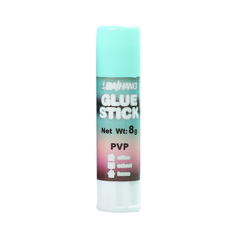 High-quality 8g non-toxic pvp solid glue stick office tool teaching general purpose is White Glue Stick