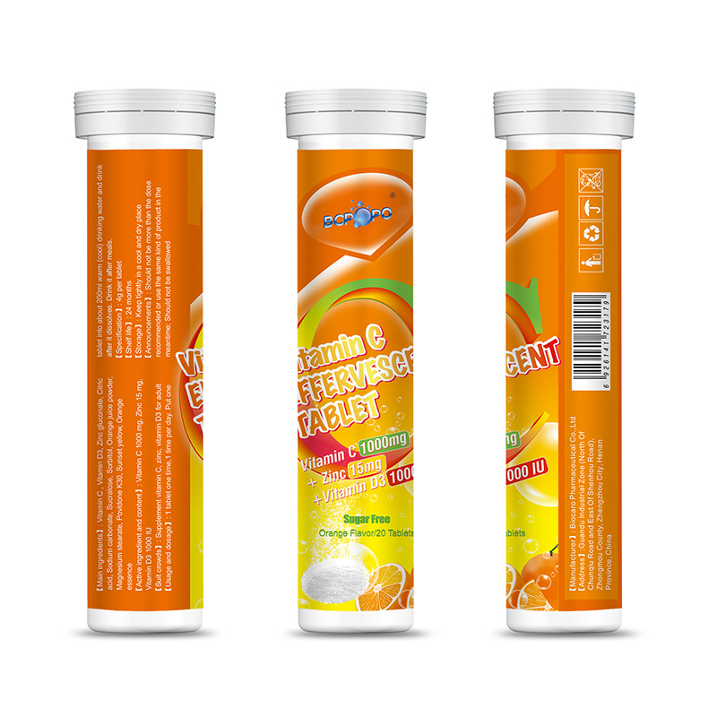 Health food vitamins and supplements vegan vitamin d3 effervescent tablet