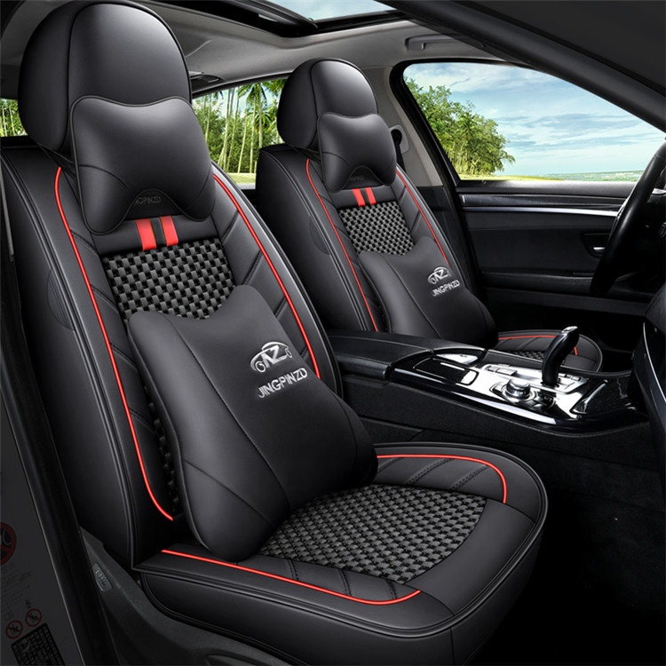 Pink Car Cover Seat Full Set High quality universal leather car seat covers