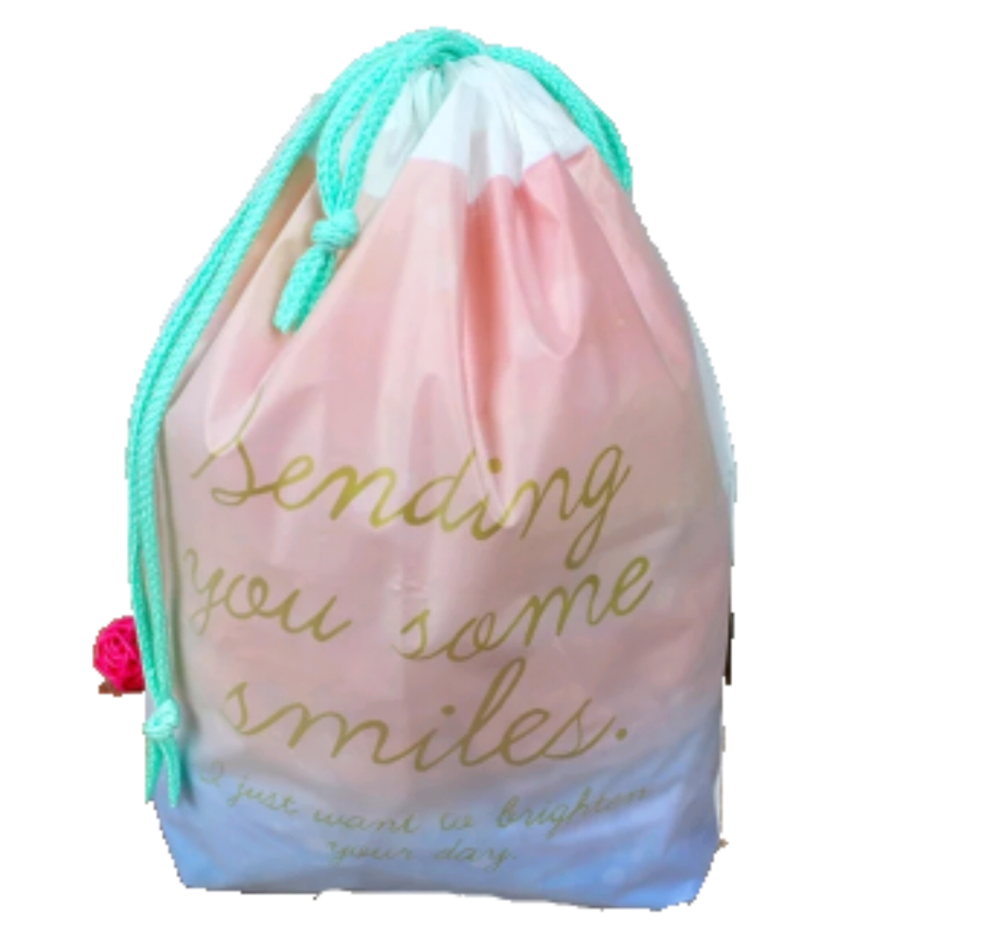 Пользовательские печатные красочные drawstring Подарочная сумка Веревка Мешок
