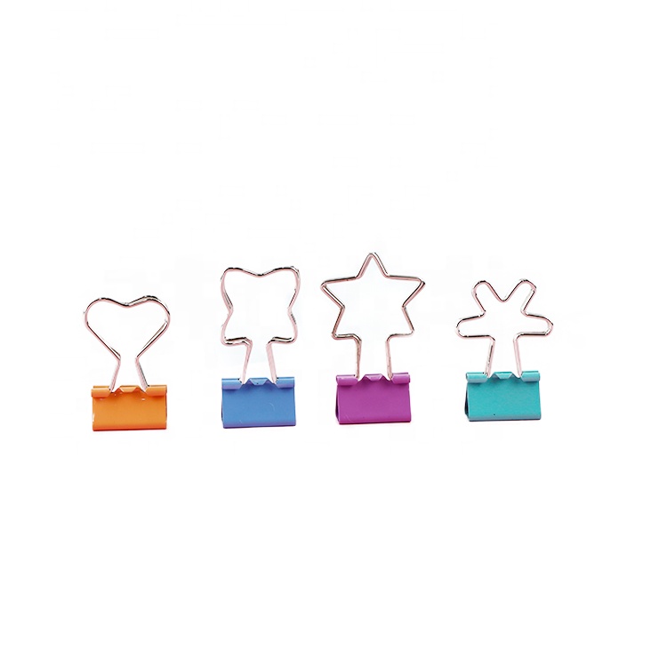 2.4*1.9*0.5cm new type personalized metal custom binder clip