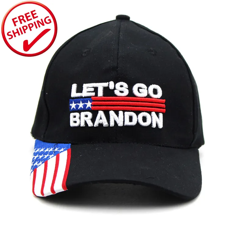 Free Shipping Hip Hop Dad Mesh Hat Men Trucker Hat Goo Rin Bros LET'S GO BRANDON Embroidered Baseball Cap