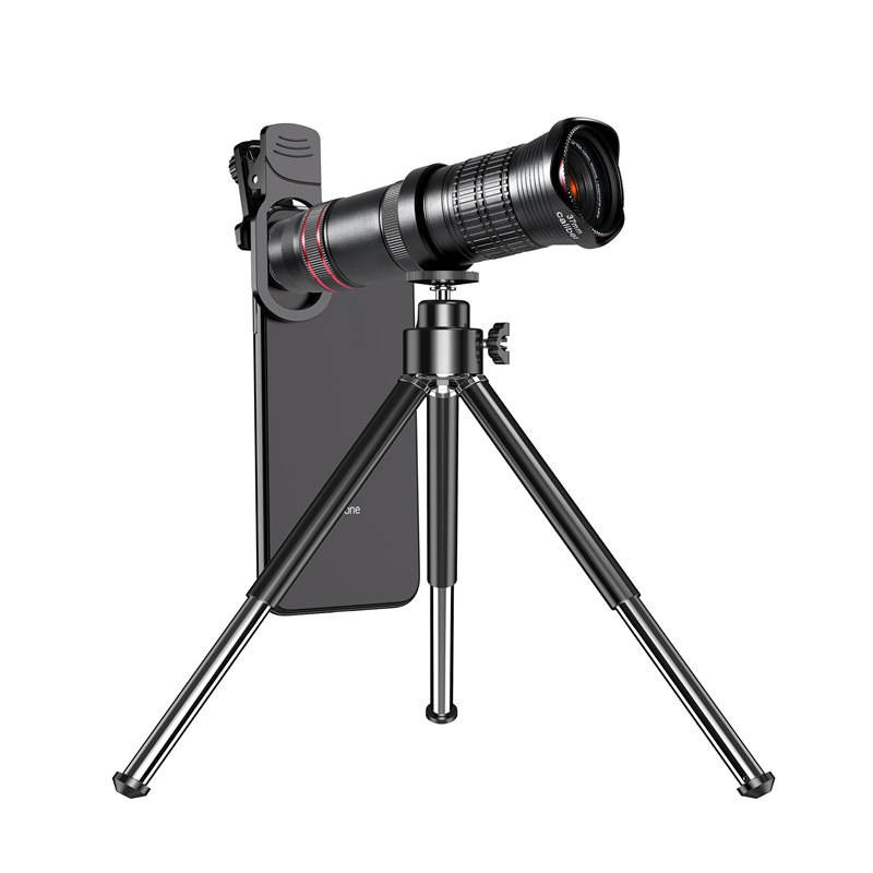High Quality Professional 4k HD14-45X Zoom Mobile Phone Lens Telephoto Zoom Phones Camera Lens with Tripod