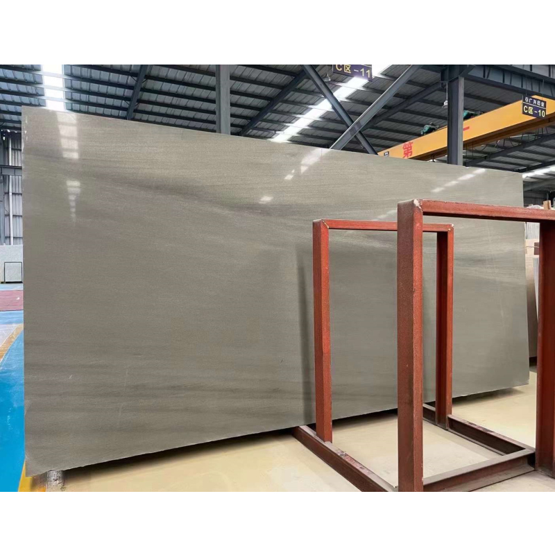 China Lyons gray limestone slab tile for exterior wall cladding