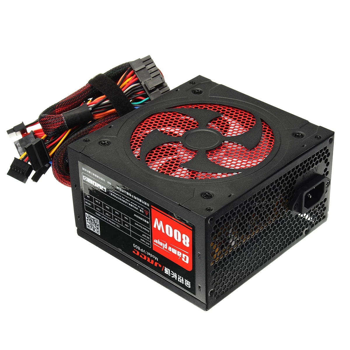 Блок питания для ПК 800 Вт игровой PFC тихий вентилятор ATX 20 + 4pin 12V ПК компьютер SATA игровой ПК источник питания для Intel AMD компьютера