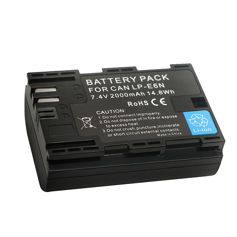LP-E6N 7,4 V 2650mAh Новая аккумуляторная батарея для цифровых фотоаппаратов защитное покрытие для по с 5D2 5D3 5D4 6D2 7D 6D 70D 60D