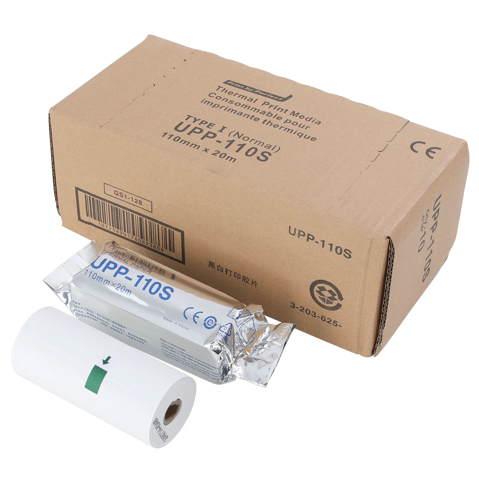 Factory Directly Supply Ultrasound Thermal Paper Roll Ultrasound Printer Paper UPP110S