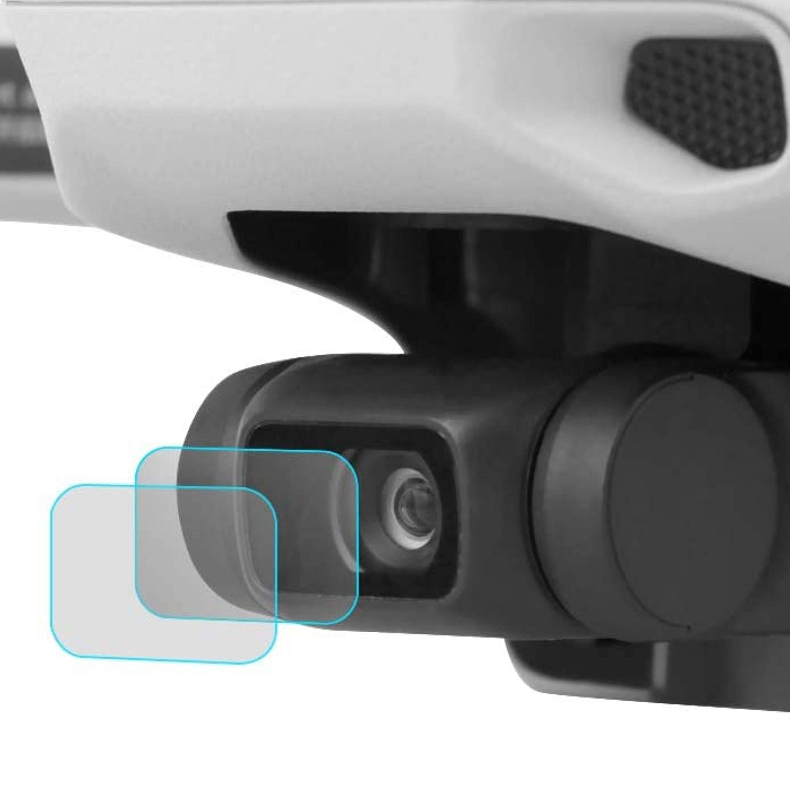 2 упаковки 9H закаленное стекло для защиты объектива камеры DJI mavic air 2