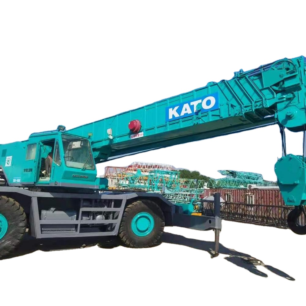 Подержанный вездеходный кран KATO KR-50H-V, мобильный грузовик на продажу
