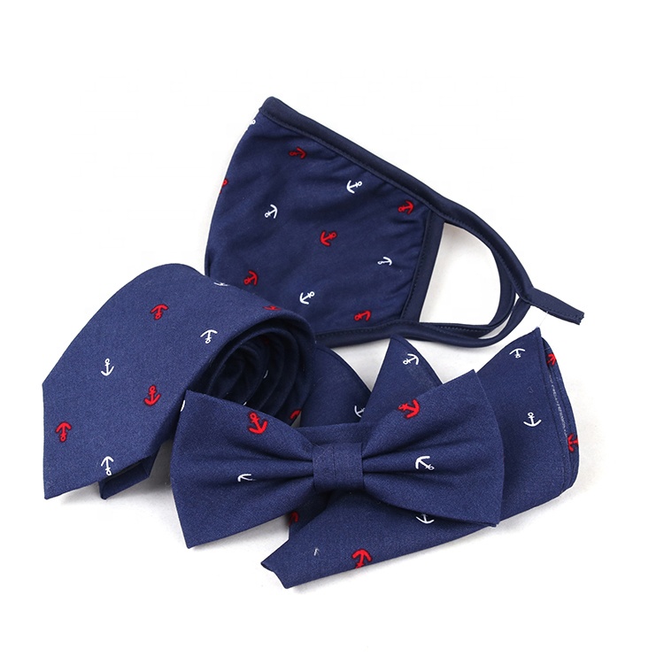 Мужские модные галстуки с принтом hanky bowtie в подарок
