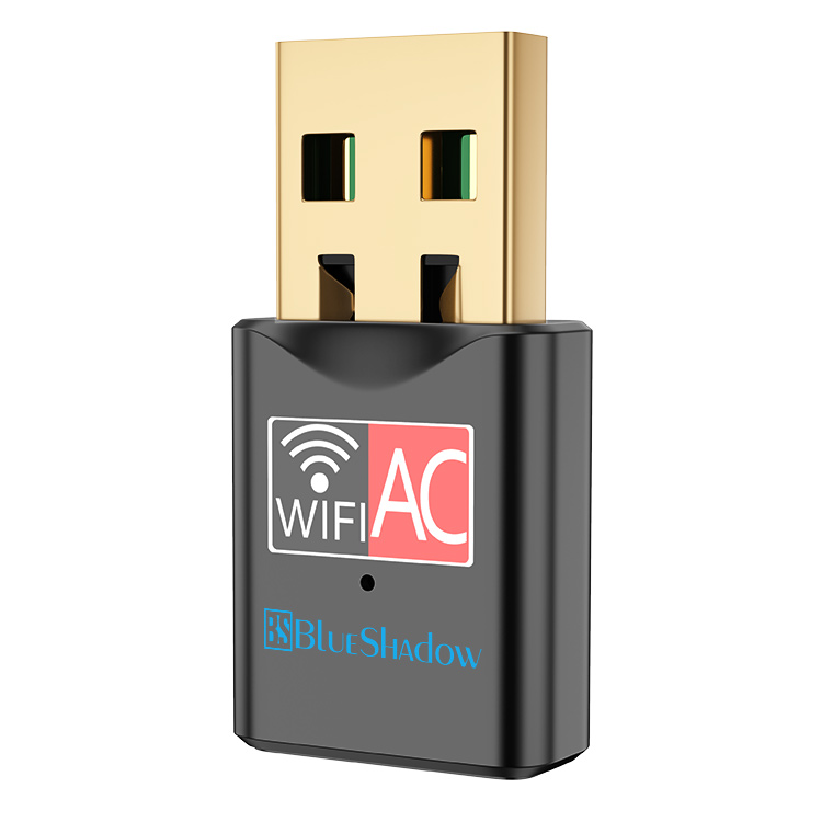 Blueshadow оригинальная фабрика 802.11Ac/A/G/N сильная совместимость двухдиапазонный мини 600 Мбит/с Usb Wifi адаптер