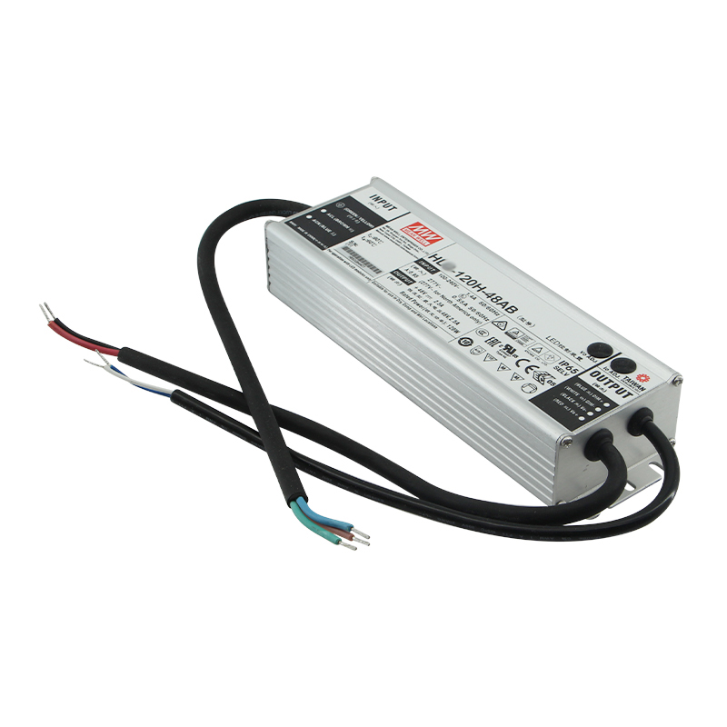 Бренд Mean Well представляет HL-120H-48A 120W 48V Светодиодный источник питания Meanwell IP65 Водонепроницаемый Открытый драйвер светодиодного освещения