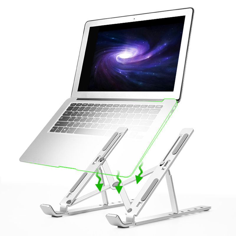 Подставка для ноутбука MacBook ноутбука Подставка-Держатель для планшета складной алюминиевый сплав телефон планшет стоять ленивый кронштейн ноутбук держатель для ноутбука