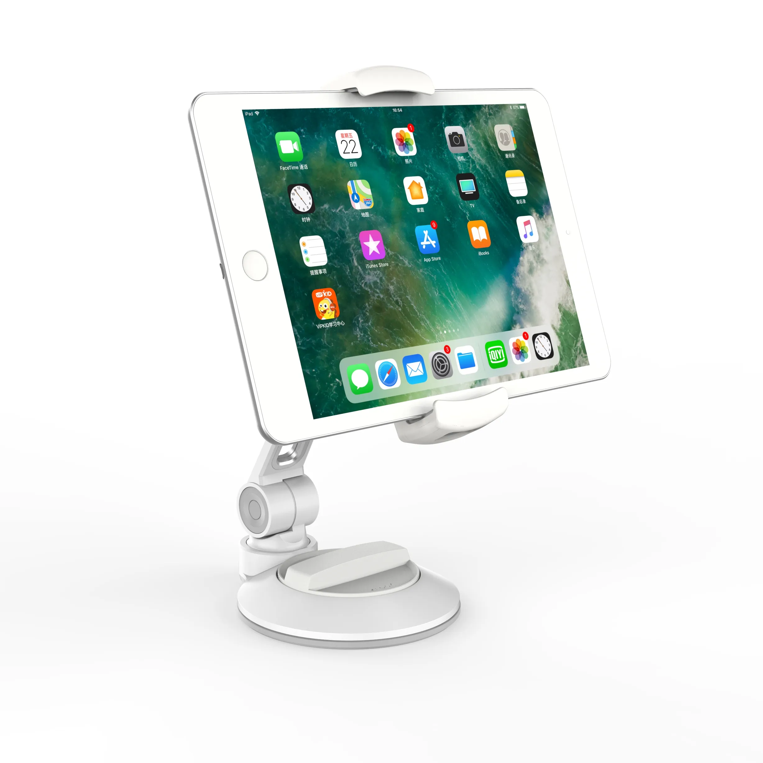 universal desktop rugged flexible adjustable plastic foldable desk mobile phone holder folding tablet stand