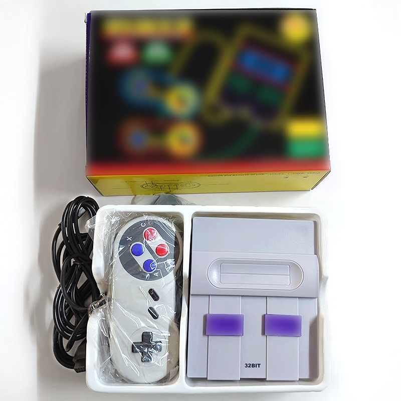 32 бит 1300 игр Ретро Мини ТВ Ретро видео игровая консоль для Snes