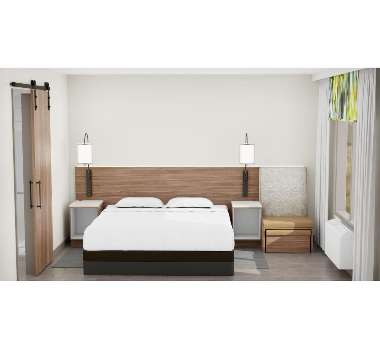 Wyndham Garden Hotel Bedroom Set China Factory Custom Made