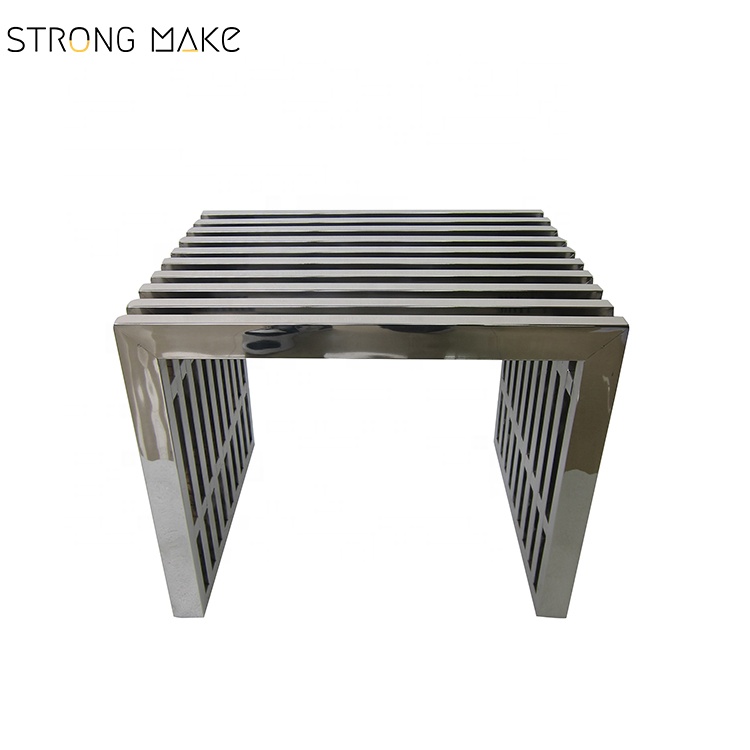 Современный Сад Открытый Amici нержавеющая сталь Bench