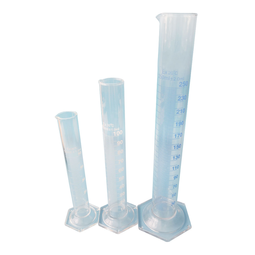 Laboratory Glass Measuring Cylinder With Graduation