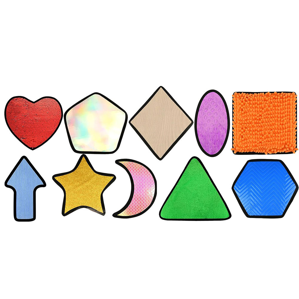 B098 Sensory Mats Autistic Children Textured Tiles Toddlers Lssues Tactile Walls Fidgeting Educational Activity Sensory Tiles