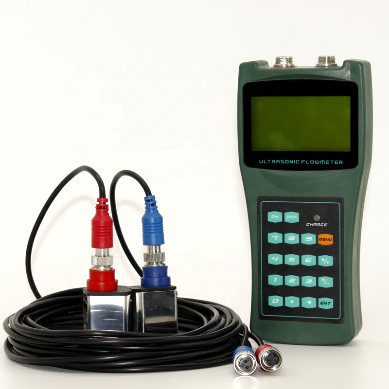 digital China smart RS485 IP67 4-20mA Digital Portable Flow Meter Ultrasonic Flowmeter
