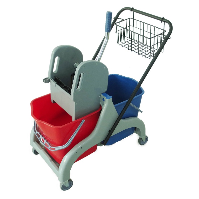 Multi-function Hotel Room Cleaning Trolley Service Tool Janitor Cart With Wheels