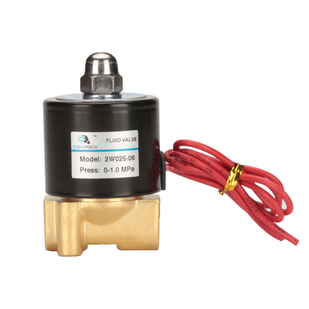 China 2W025-06 1/8" DC12V Direct Acting Air Water Solenoid Valve