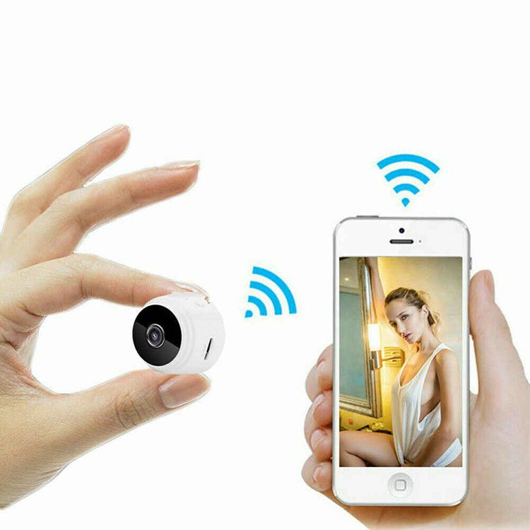 Скрытый инфракрасный монитор ночного видения, миниатюрная Wi-Fi камера видеонаблюдения HD 1080P, IP-камера Wi-Fi, камера наблюдения с магнитом