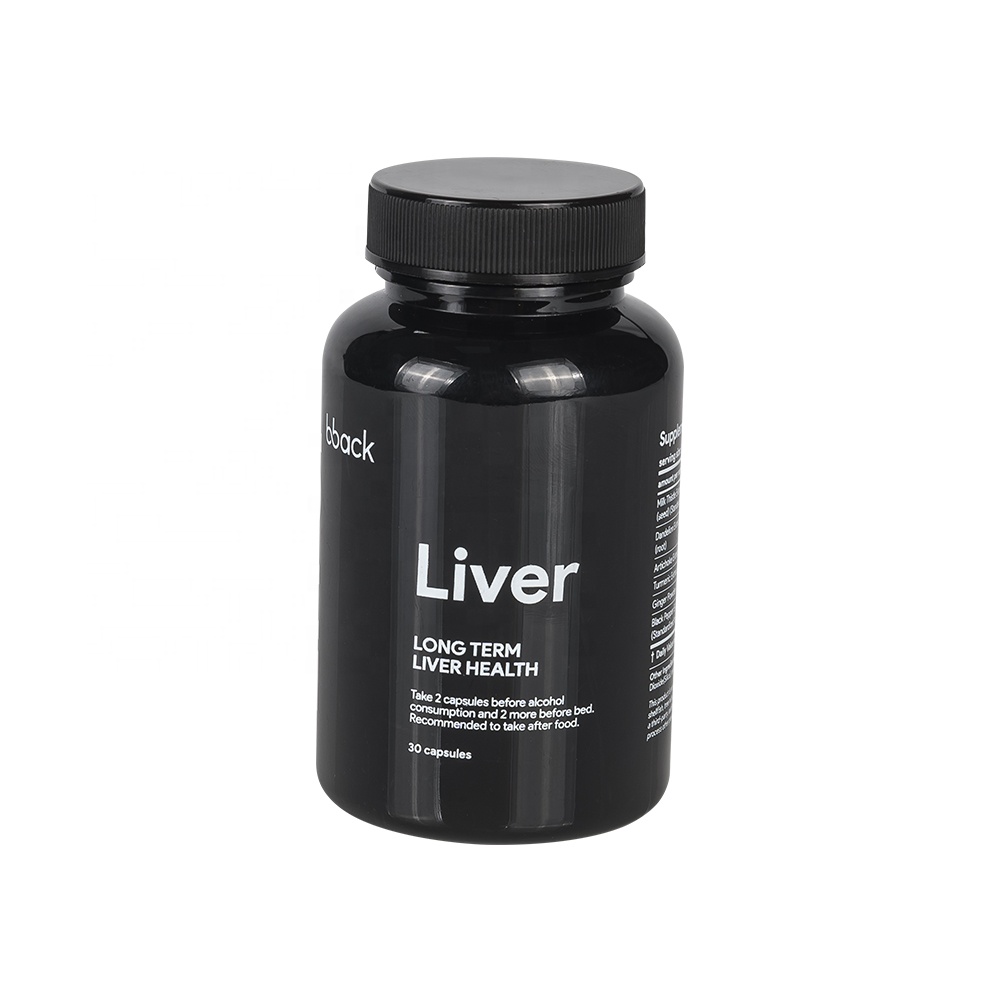 Best Sellers Plastic Black White Packaging Storage Container Pill Vitamins bottle Medicine Jar Pill Bottle With Screw cap
