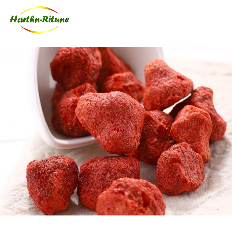 Здоровые закуски клубника фрукты замороженные сушеные клубники